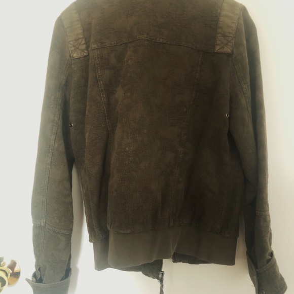 Marrakech Colby Jacquard Jacket (olive green) - Picture 4 of 5